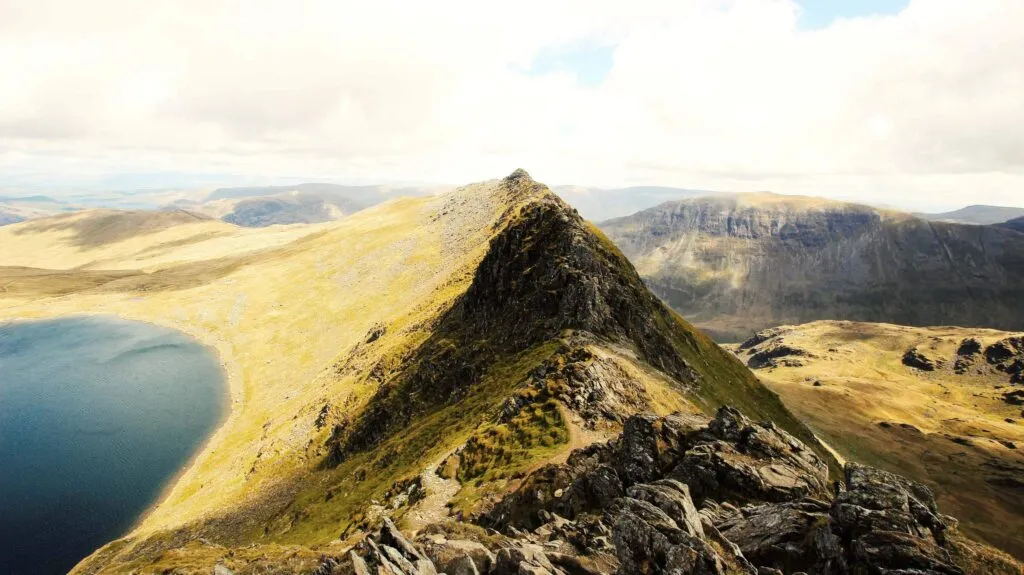 Striding Edge in the Lake District