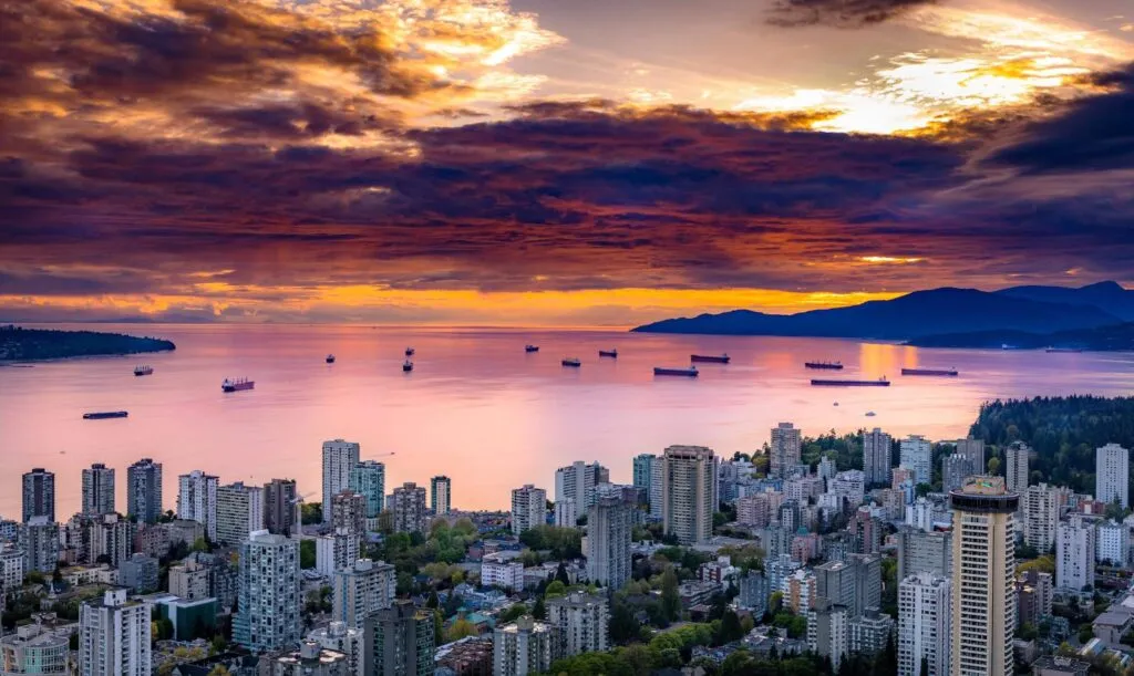 View of English Bay, Vancouver. Photo by Mike Benna on Unsplash