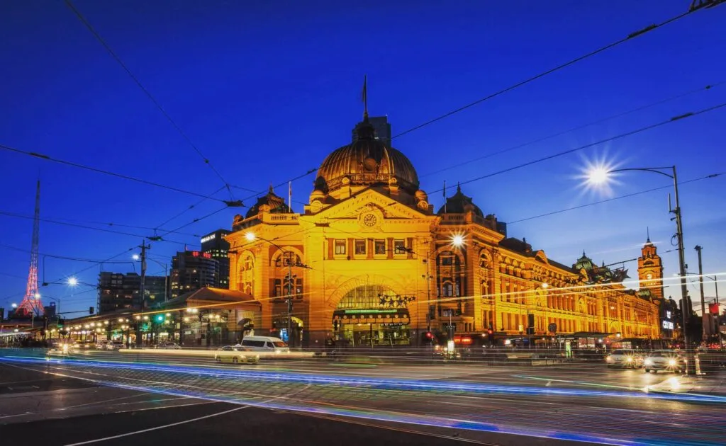 Flinders Street Station is an iconic Melbourne building